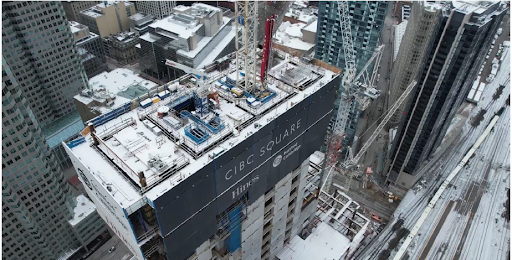 Blog & Market Trends 3 CIBC Square ICF Project Premier Concrete Pumping