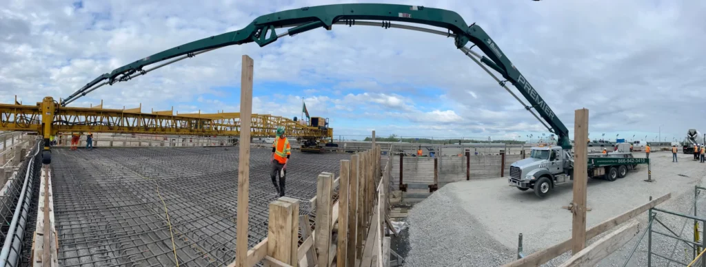 Block Foundation vs Poured Foundation: Which One Is Better for Your Build? 2 38M Boom Pump Truck Slab Poured Foundation