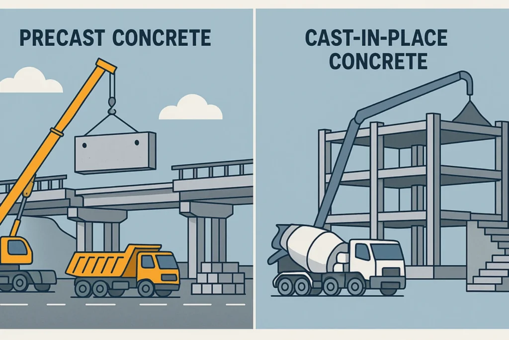 precast vs cast in place concrete